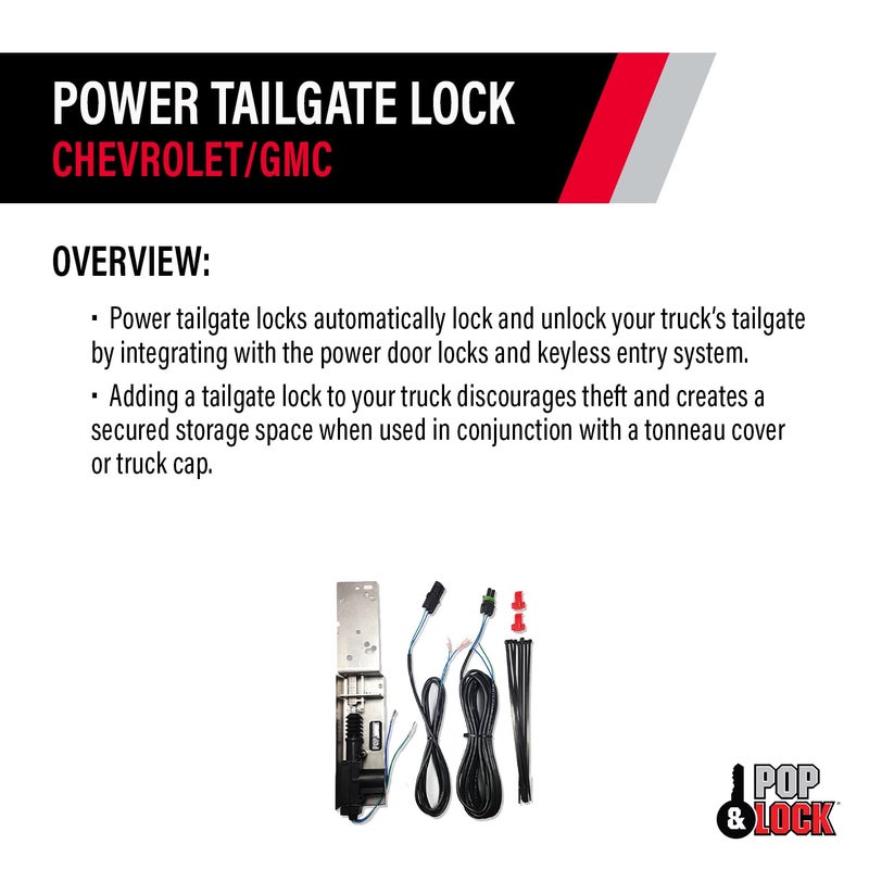 Pop & Lock PL8110 Power Tailgate Lock for Chevy/GMC - Image 5
